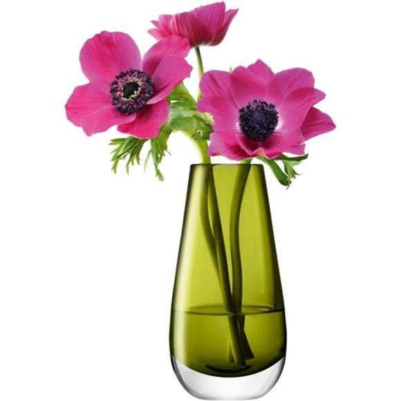 ban.do Stacked Olive Ceramic Vase | Urban Outfitters Flower Colour Bud Vase H5.5in Olive
